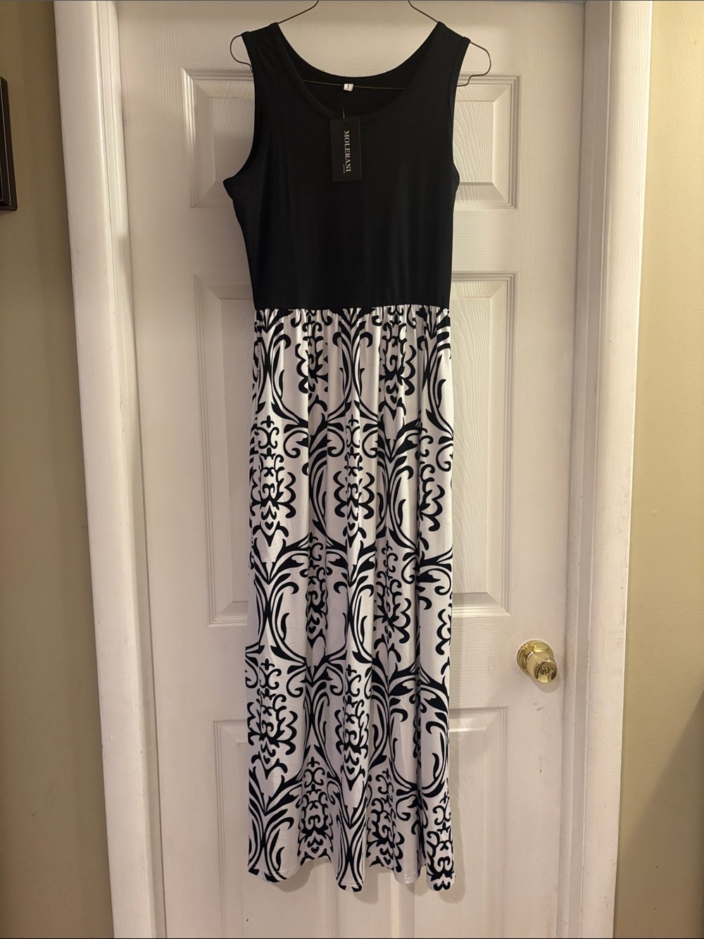 NWT Black & White Maxi Dress